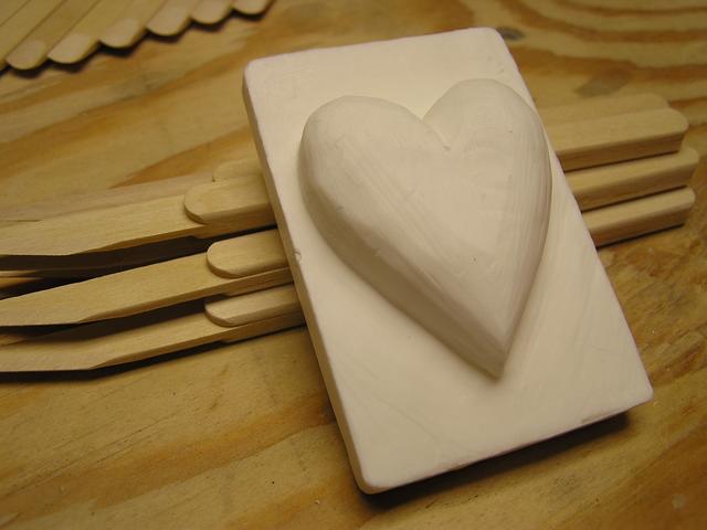 Heart with detail knives