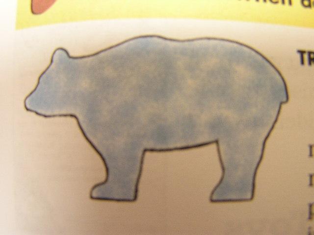 Bear pattern from Bear handbook